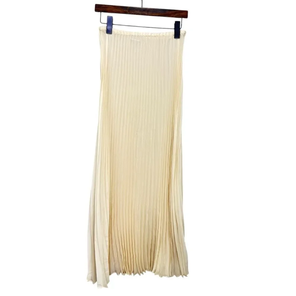 Shani Shemer Thora Maxi Skirt Cream Size Large - Picture 7 of 11